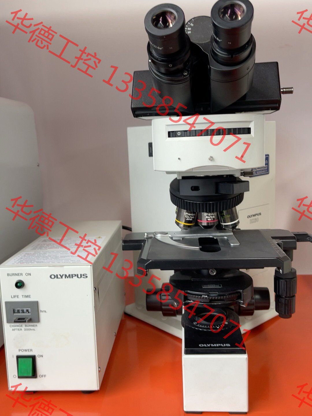议价 奥林巴斯bx60 3个模块 荧光显微镜,图片实物,成色漂亮