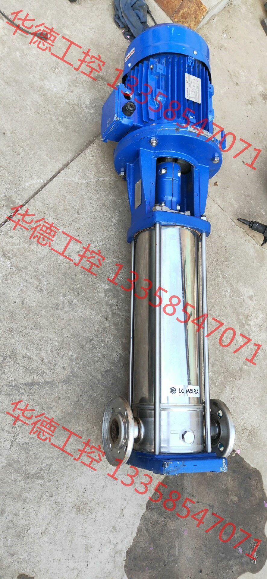 议价 lowara不锈钢立式多级泵,赛莱默水泵要的私聊不包邮