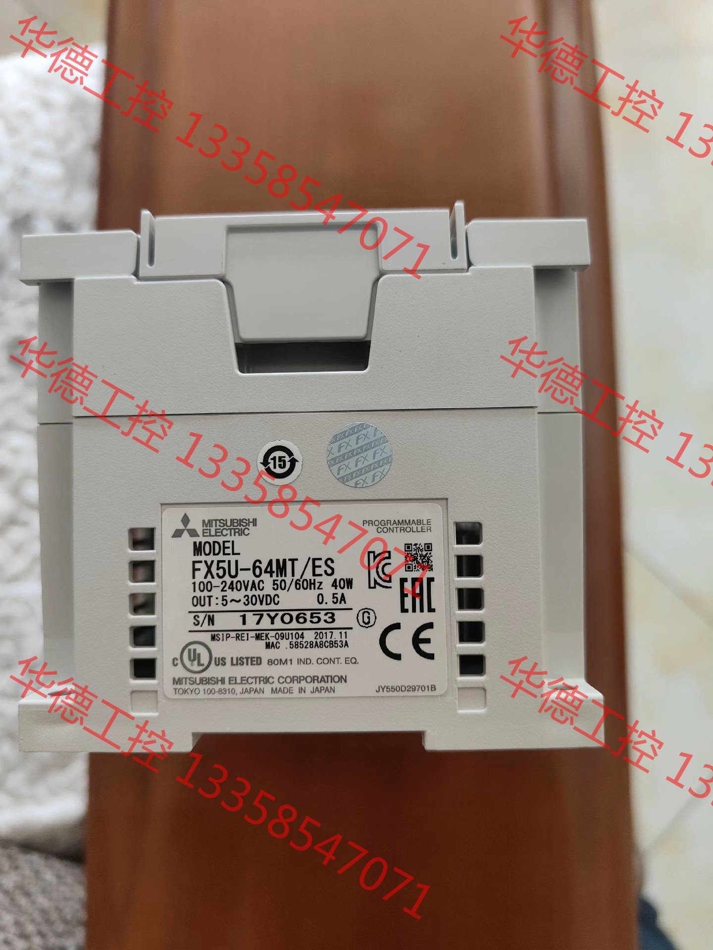 议价 fx5u-64mt/es,成色99新,无任何瑕疵,固件已升级