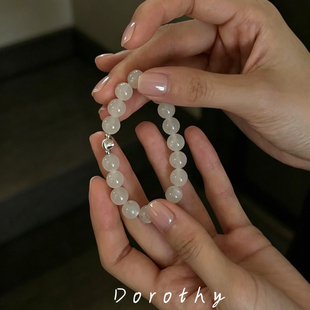 Dorothy |原创品质小众女精致手链新中式白月光串珠猫眼设计师款