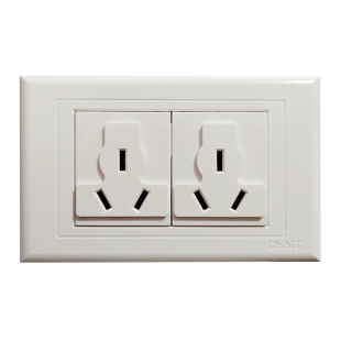 正泰118型墙壁开关插座6孔多功能9孔多功能12孔多功能开关插座