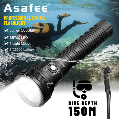 潜水手电潜水灯asafee5000流明