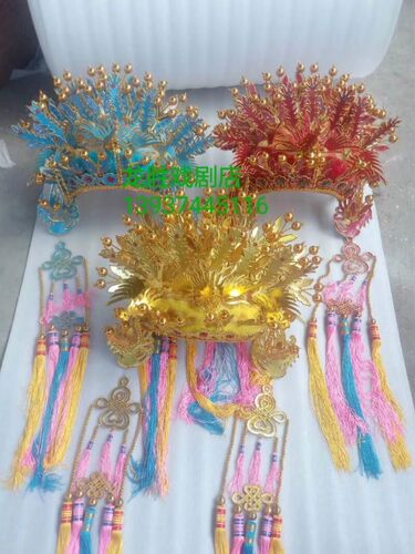 凤冠菩萨帽子观音新娘头饰佛像