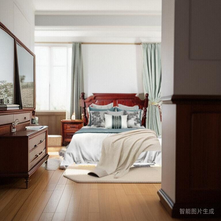 红香椿木床佳木天成纯实木