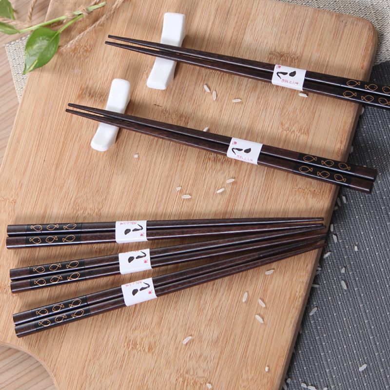 瓷航礼盒装生漆健康碳化竹木筷子