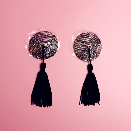 幻彩镭射性感格利特圆形乳贴