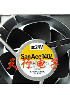 正品山洋SanAce140L 9LB1424S501 14051 24V 1.38A 14CM散热风扇
