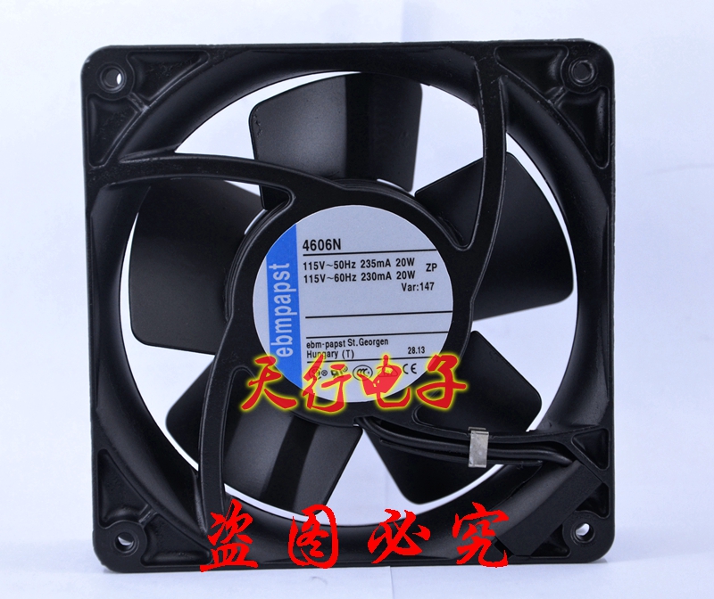 4606N全新ebmpapst轴流风机 变频器风扇115V耐高温UPS电源风扇