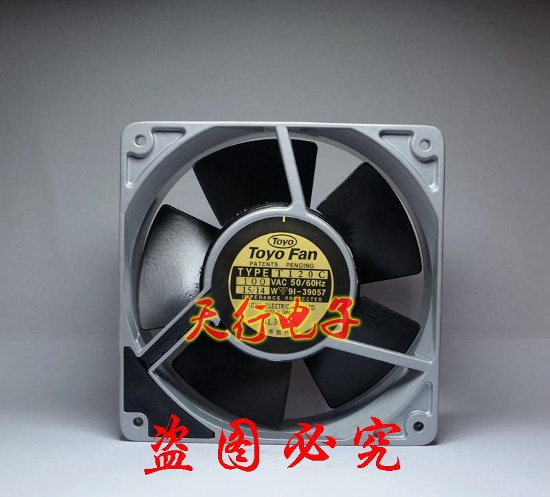 T120C 12038 散热风扇100v 机柜电柜 配电箱电焊机静音轴流风扇