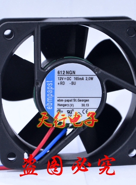 全新原装德国Ebm-papst风扇专售TYP  6025 12V 2.0W 保2年