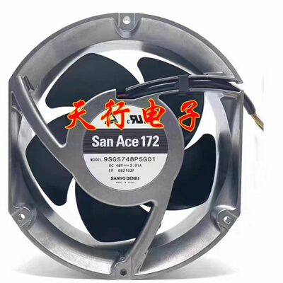 9SG5748P5G01 三洋SANYO 48V 17CM 17251 2.91A 变频器散热风扇