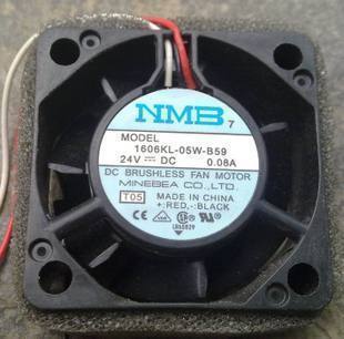 全新日本美蓓亚NMB 24V 0.08A 1606KL B59 轴流风扇 05W