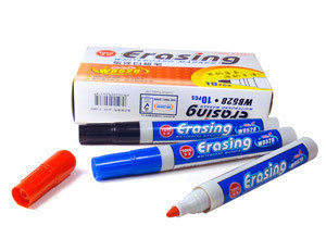 东洋白板笔批发 彩色水性白板笔 黑色 白板专用笔 可擦6117b2