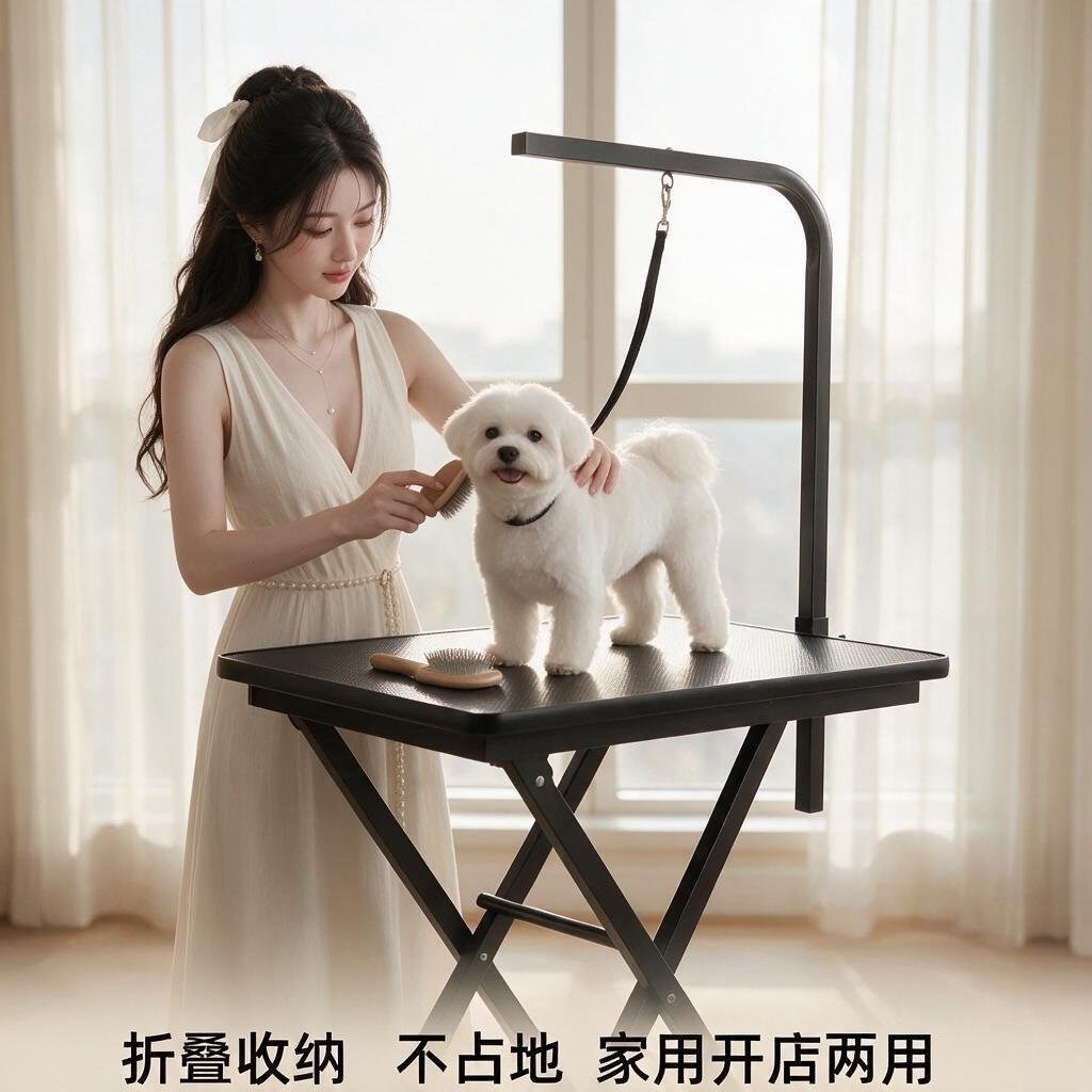 宠物美容桌猫咪便携桌店用剪毛台吹毛修毛洗澡防滑折叠狗狗美容台