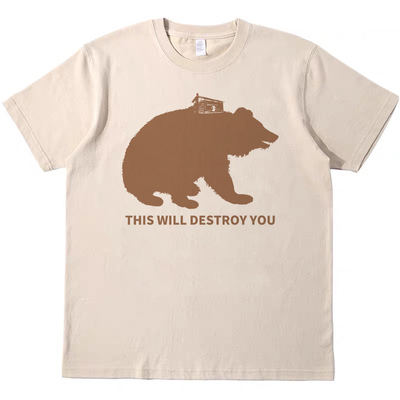 短袖bf男女情侣T恤复古