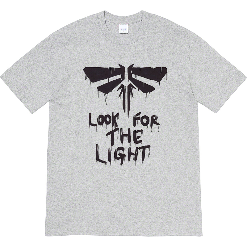 last of us最后生还者复古休闲短袖男女情侣T恤纯棉tee原创tshirt