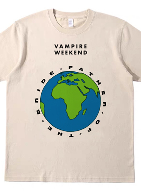 Vampire Weekend摇滚乐队 复古短袖bf男女情侣T恤纯棉t原创tshirt