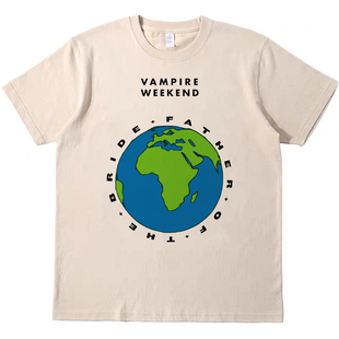 Vampire Weekend摇滚乐队 复古短袖bf男女情侣T恤纯棉t原创tshirt