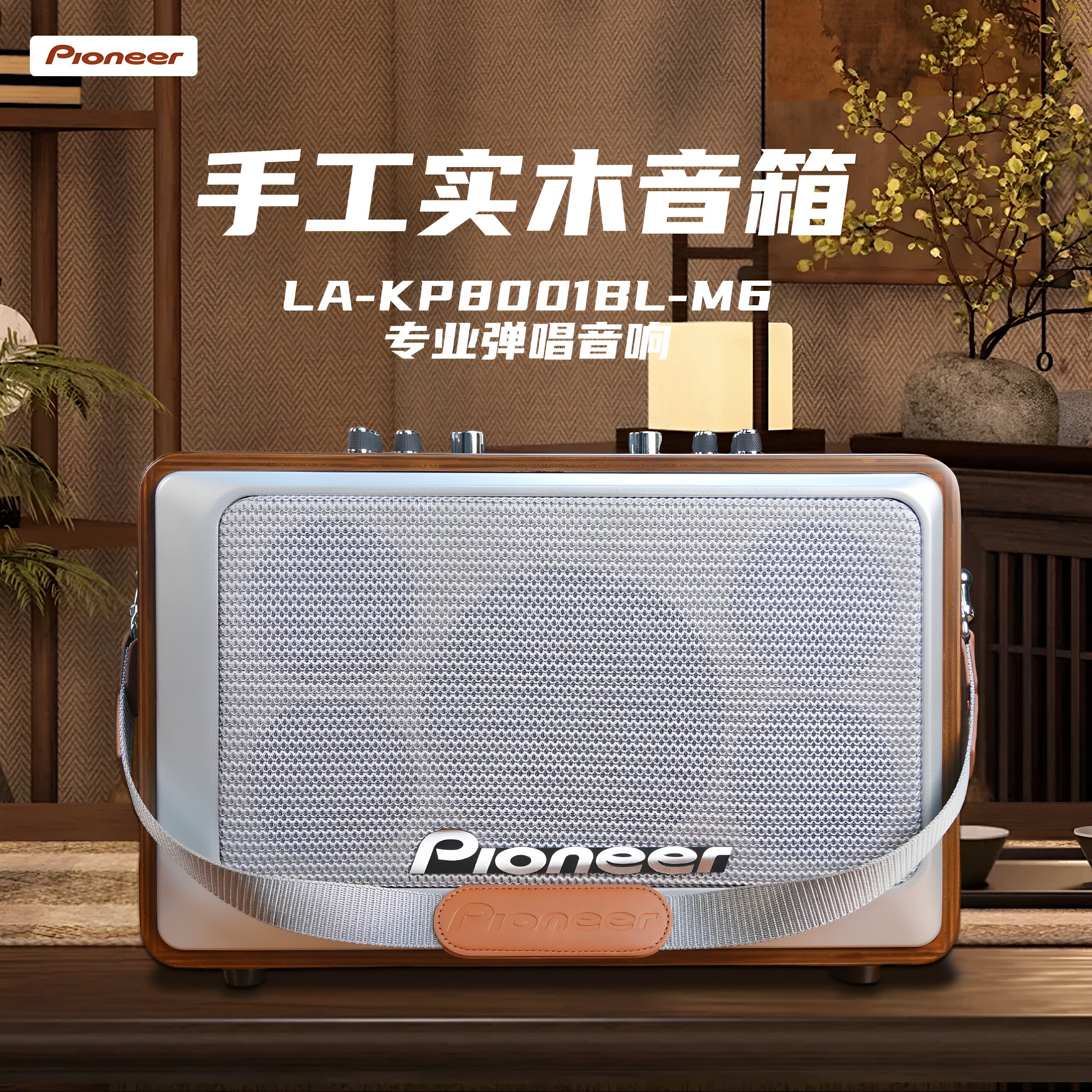 先锋260W蓝牙乐器音箱超重低音炮大功率立体声广场舞户外K歌音响