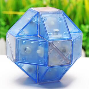 奇艺琉璃色透明魔尺百变24段36段48段72段思维训练儿童益智玩具