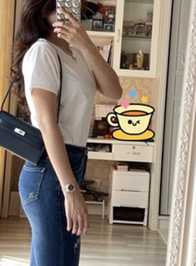 适用改造Kelly长款钱包单肩腋下带真皮替换带mini一代凯莉替换带