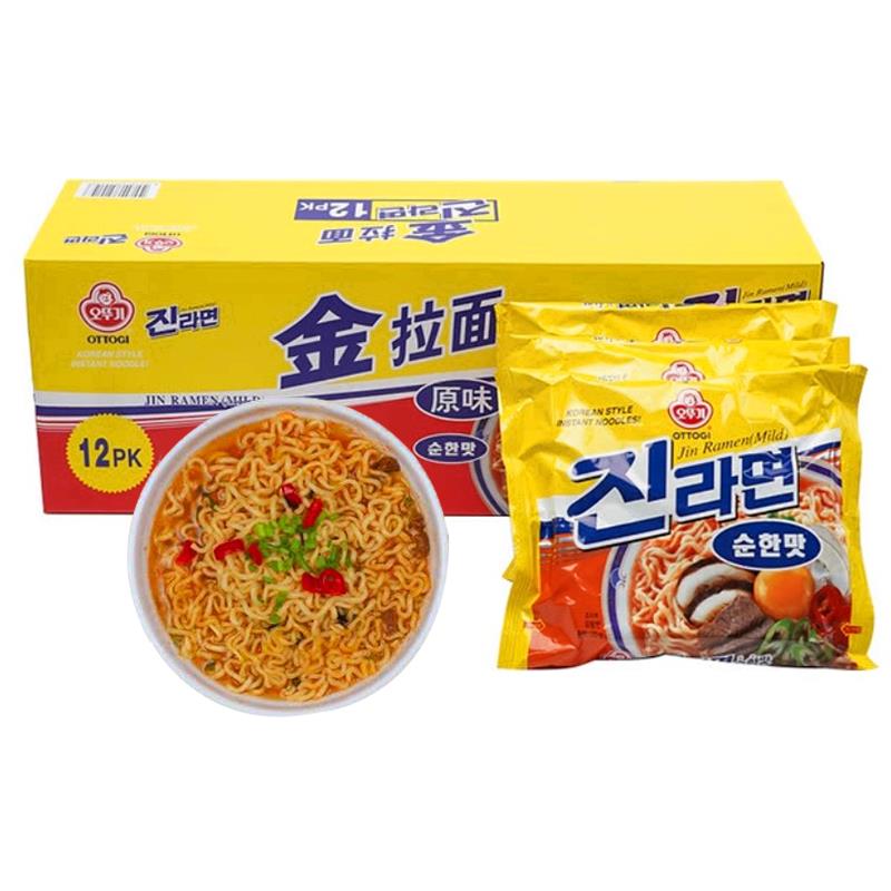 不倒翁韩国进口金拉面原味油炸方便面速食早晚餐夜宵泡面山姆代购