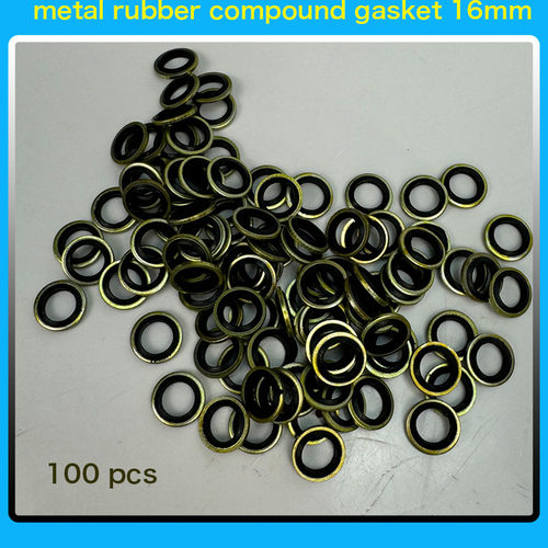 镀锌包胶垫组合垫油管密封垫修车备用防漏油6mm 8 10 12 14 16 18