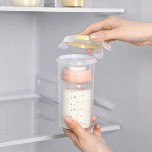 SAUCE母乳冷藏盒冰箱储奶瓶专用密封罐储存冷冻保鲜盒 日本SP