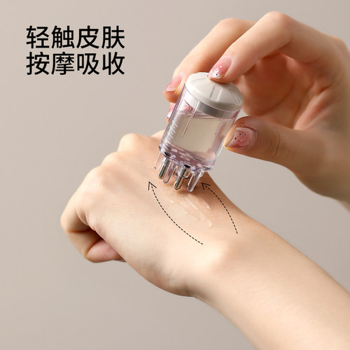 头皮头部上药器米诺导液涂抹器梳子柳屋生发育发神器精油滚珠按摩