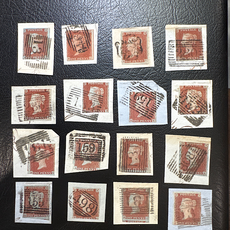 英国 无齿红便士 收藏级 剪片 蓝便士 黑便士 收藏 自选