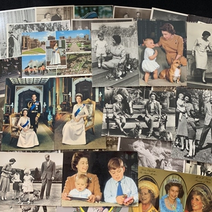 珍藏老明信片 伊丽莎白女王 英国皇室