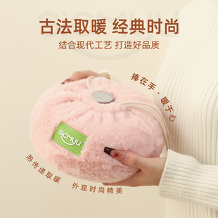 冬天汤婆子不锈钢老式注水热水袋加厚暖脚壶床上被窝暖水壶暖手炉