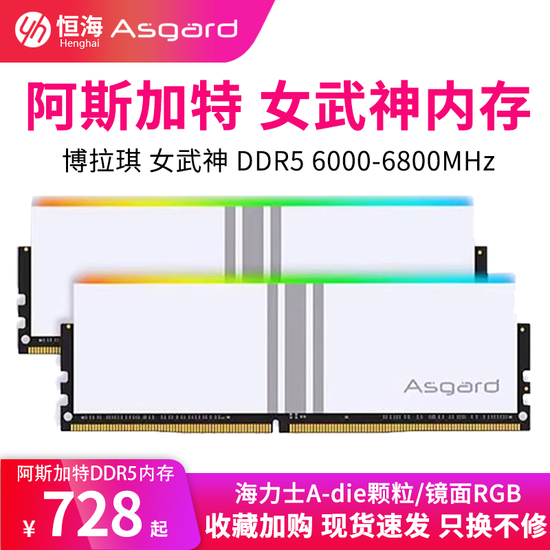 阿斯加特DDR5台式机海力士A-Die