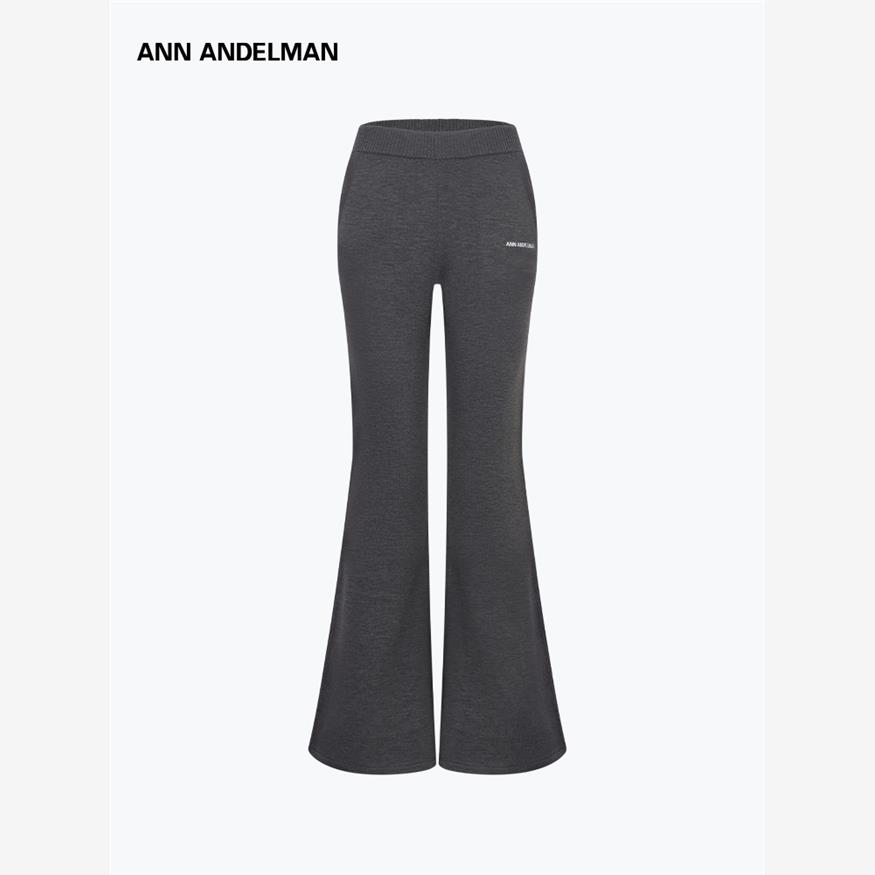 ANNANDELMAN修身喇叭针织长裤