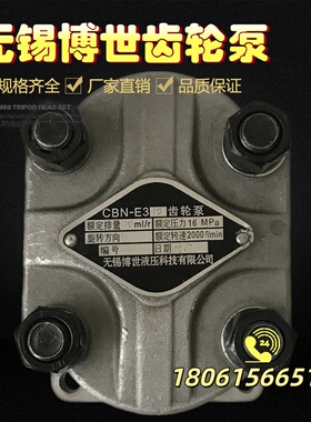齿轮泵 液压油泵CBN-E310 E314 E306 E320 E325 E316无锡博世液压