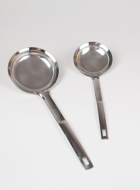 【H74】304精品不锈钢漏勺撇油筛油密网勺隔油捞撇浮沫 包邮