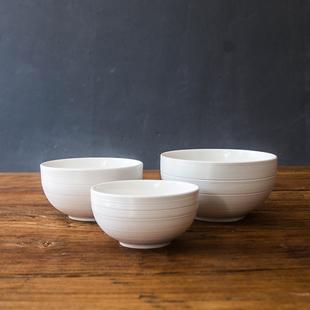 5.75米饭碗面碗汤碗 陆升Luzerne正品 Manhattan白丝线系列4.25