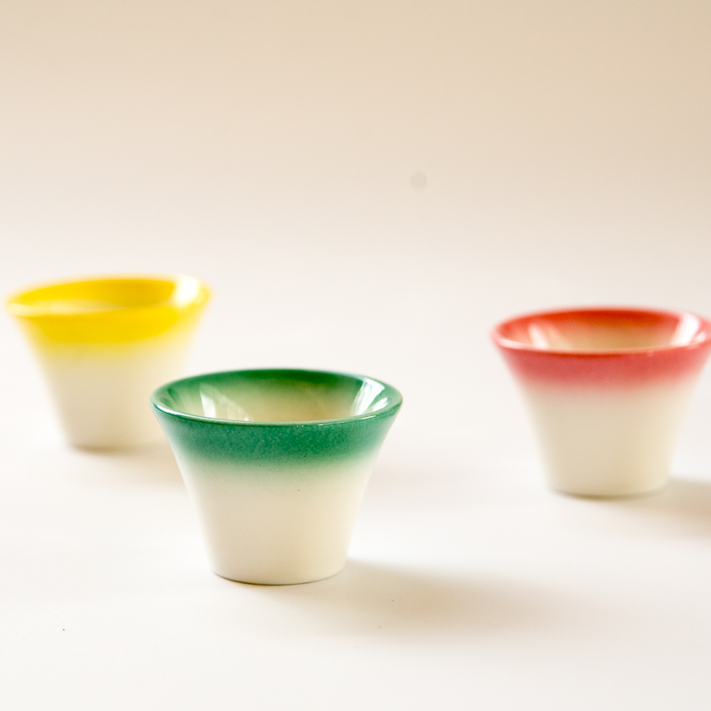 【B30】日式清酒杯小口杯烈酒杯高温陶瓷釉下彩ins风白酒杯40ml