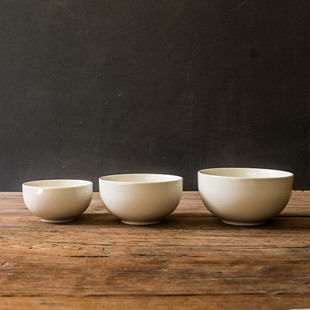 5.75英寸陶瓷饭碗新骨瓷 陆升Luzerne正品 纯白Zen系列4.25