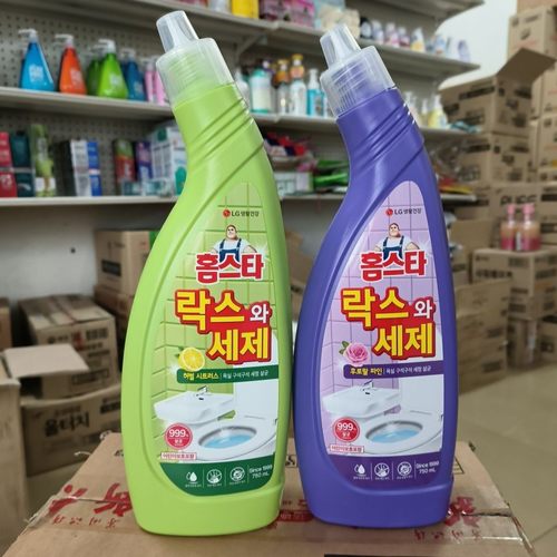 韩国LG马桶清洁剂漂白清洁剂浴室马桶瓷砖清洁750ml容量花香去污