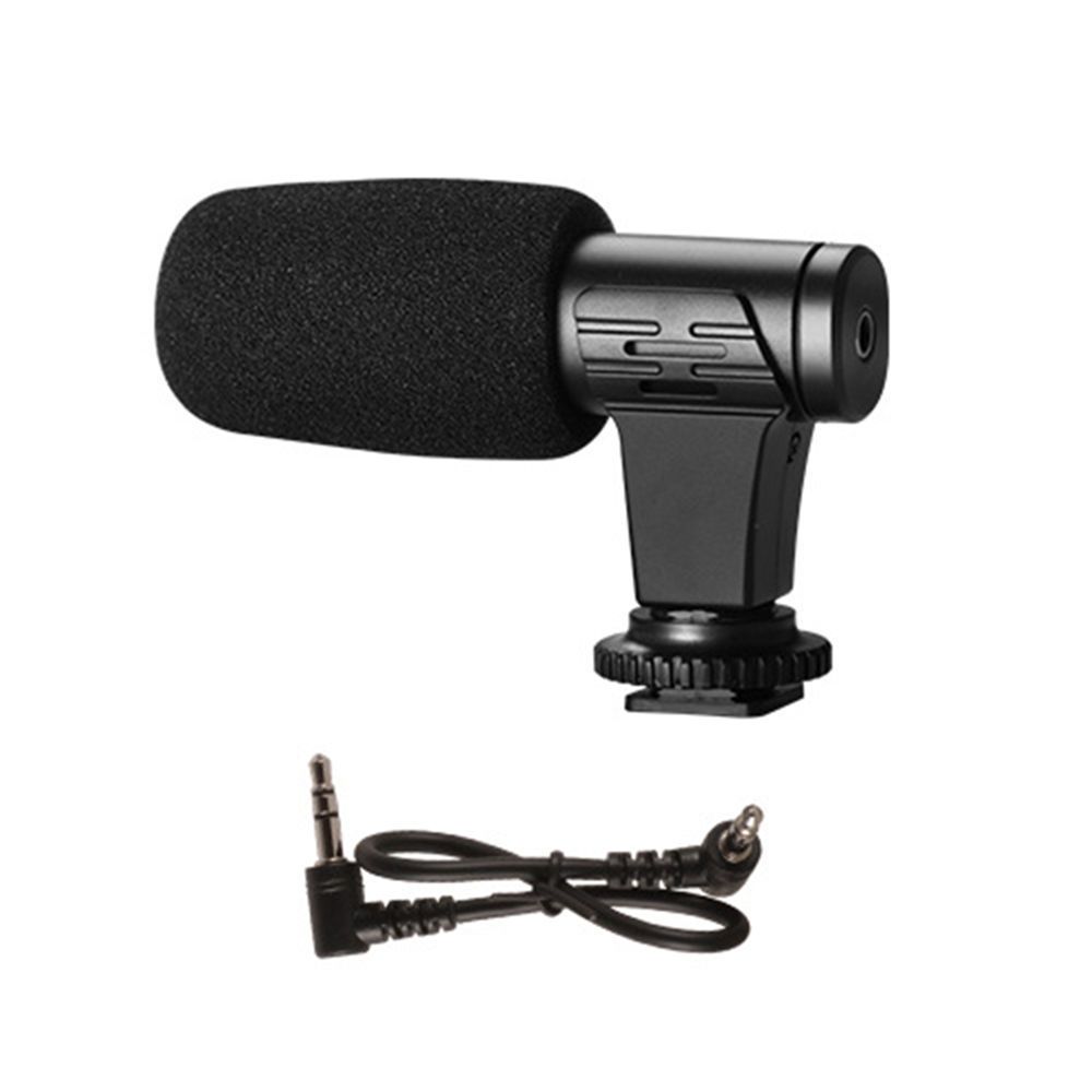 MIC-06手机单反相机迷你耳机麦克风拆卸录音热靴小话筒直播扩音器