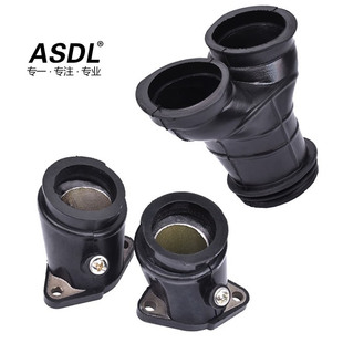 适用本田太子车大地鹰王CA250 CBT125化油器进气口空滤接头接口胶