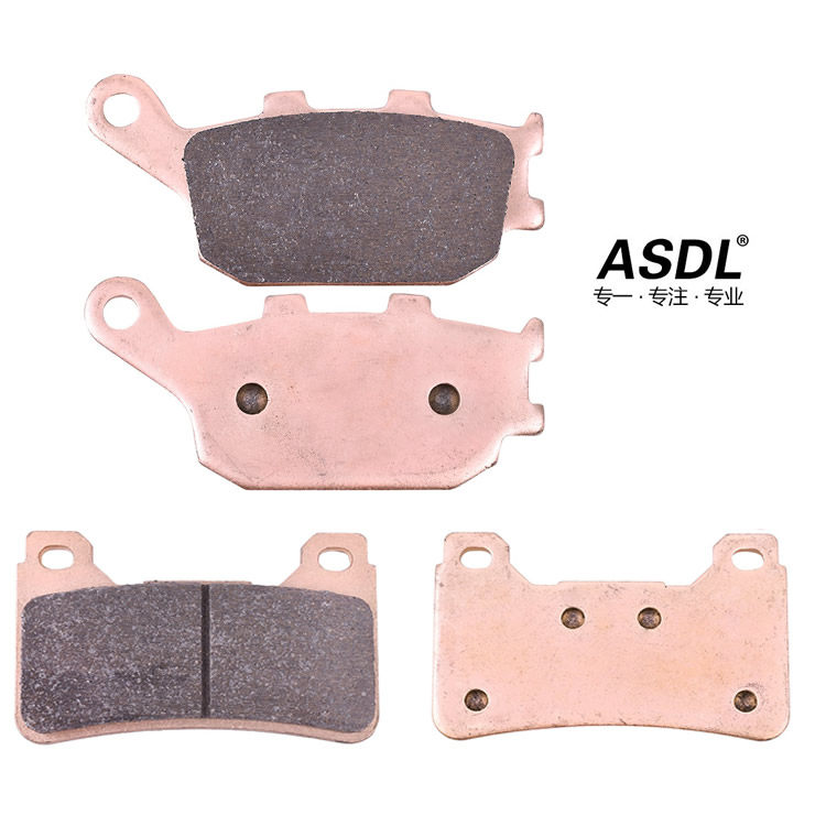 适用于本田CBR1000RR CBR600 04-06年前后刹车片铜基陶瓷碟刹片皮