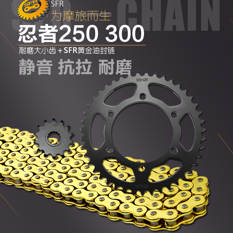 520套链大小齿轮牙盘链轮