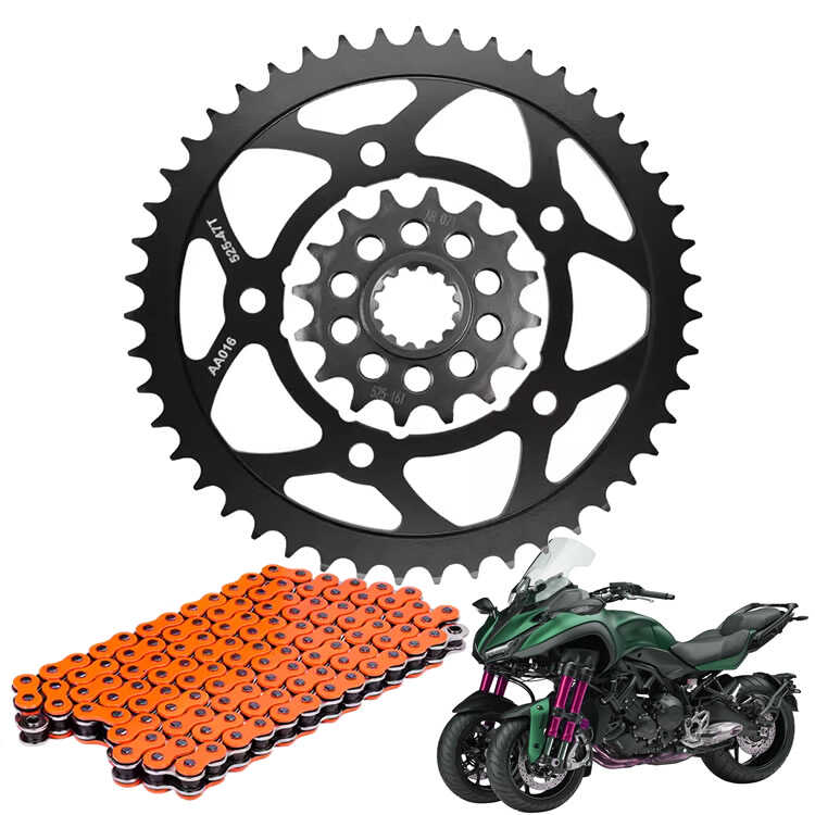 摩托车链轮525油封链条