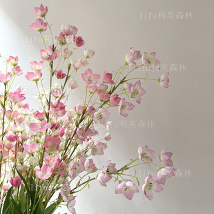 风铃之语 长枝铃兰花仿真花绢花插花假花摆设居家客厅卧室摆件花