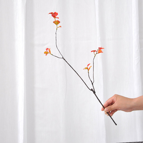 中式禅意红树叶短枝树枝藤条仿真植物龙须枝插花配材枯树枝家居