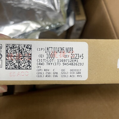 全新原装 LMC7101AIM5X/NOPB LMC7101AIM5X 丝印A00A 芯片