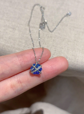 蓝色星光结项链女2026新爆款