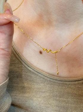 蛇年本命年灵蛇项链女款2025新款